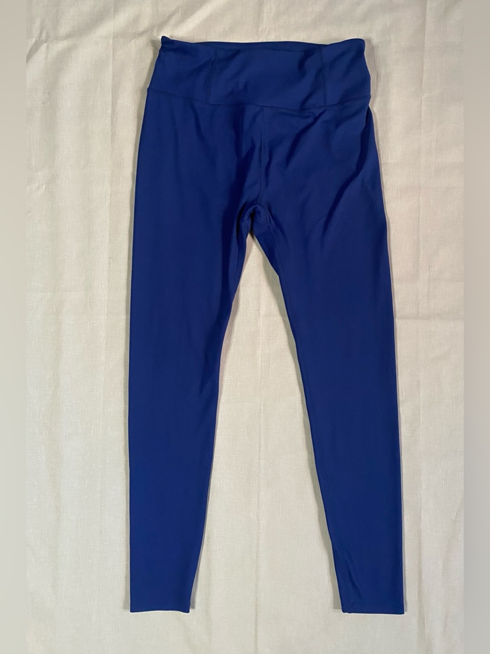Joy Mangano Clean Boss Ultra Smooth High-Rise Leggings - Navy Blue - Size M
